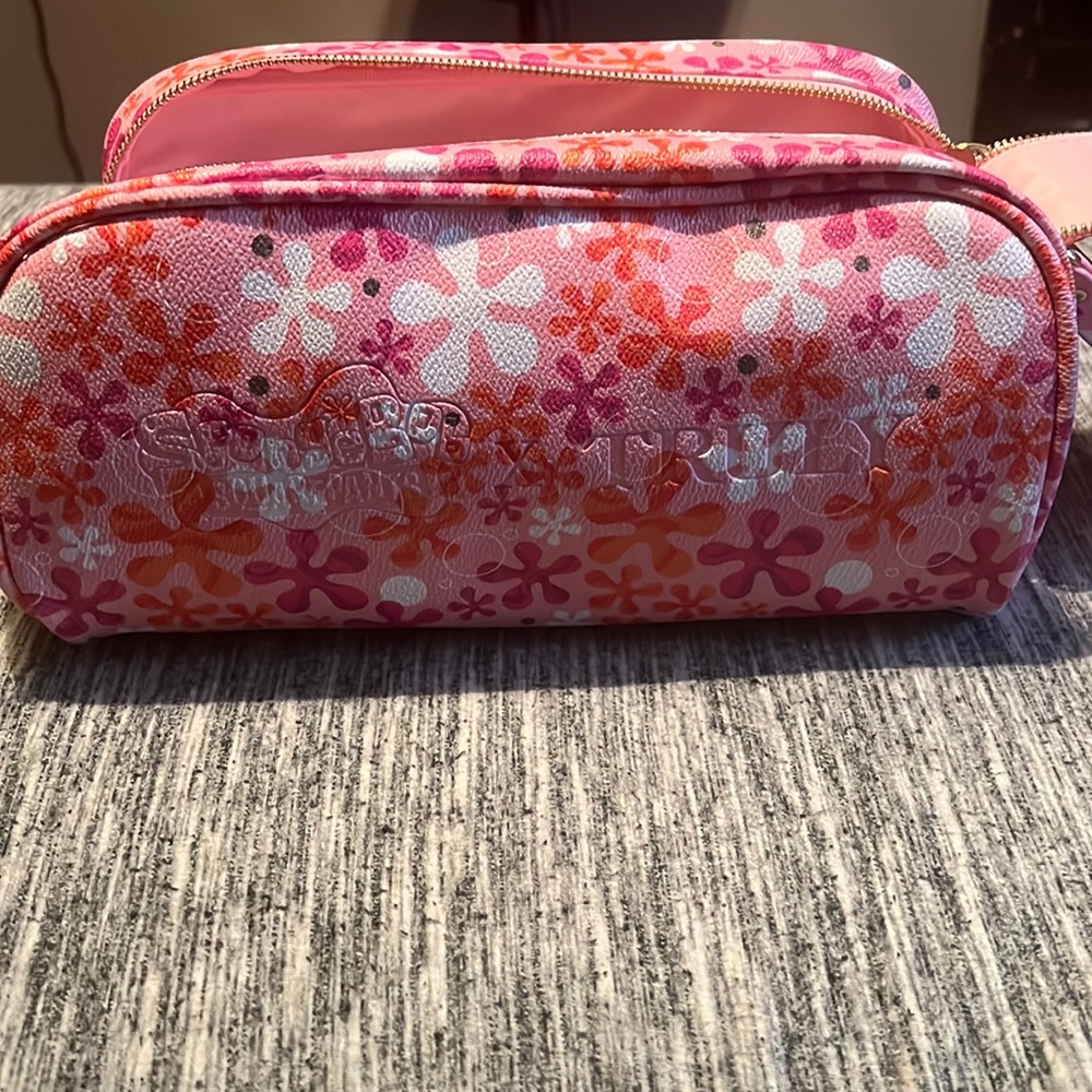 Truly X SpongeBob makeup/hygiene bag
